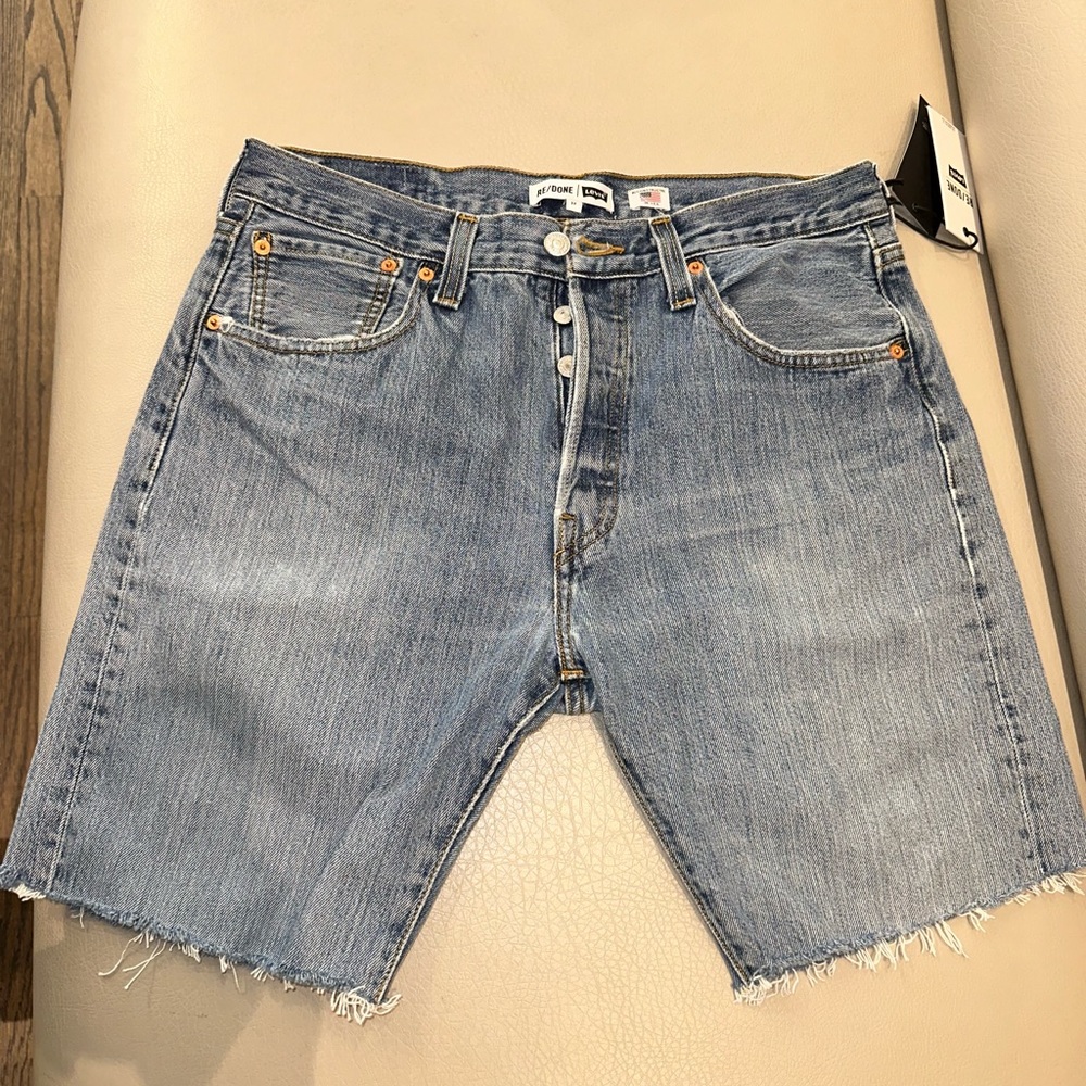 Re/done Levi denim Bermuda shorts